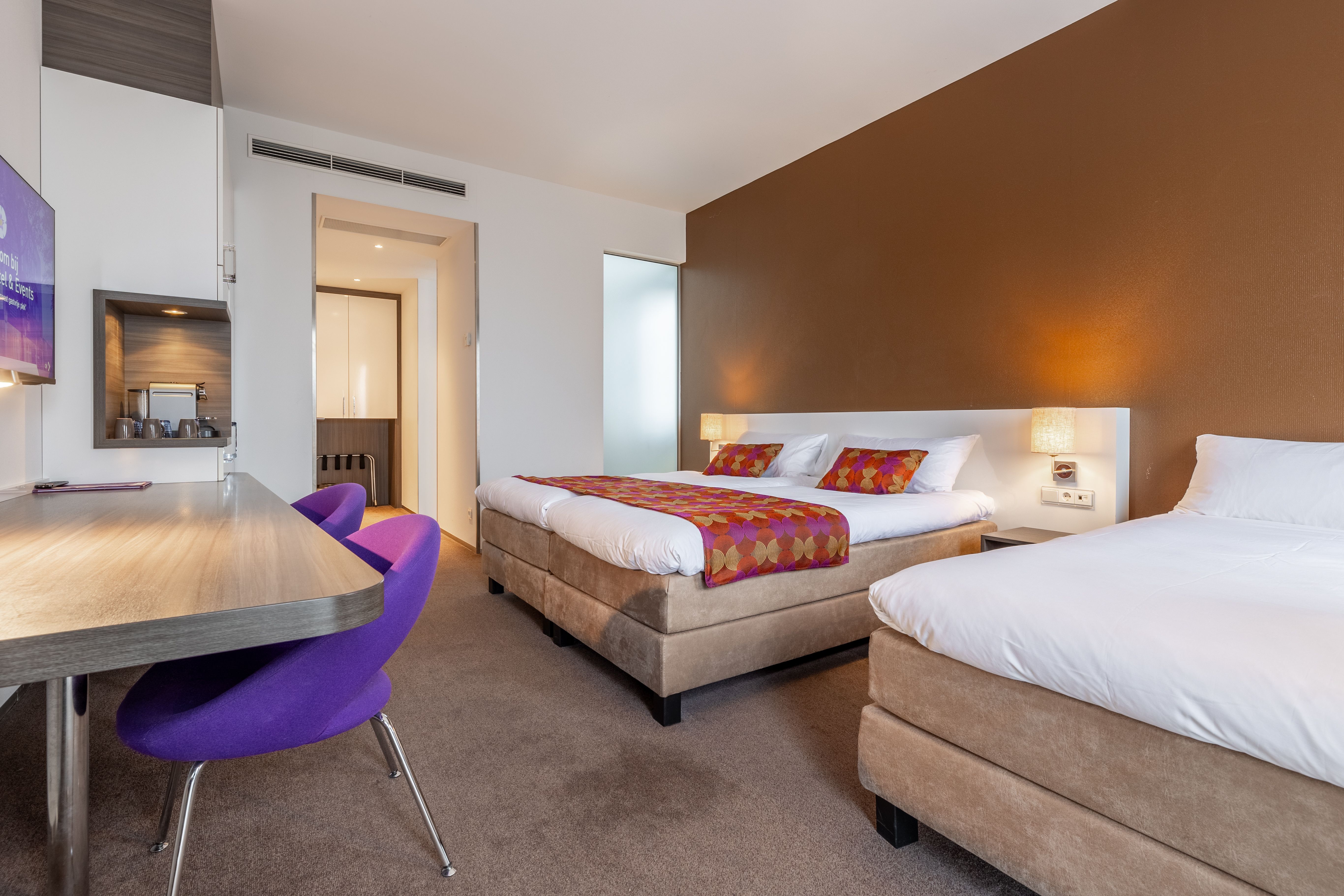 Triple hotel room | Lumen Hotel & Events in Zwolle